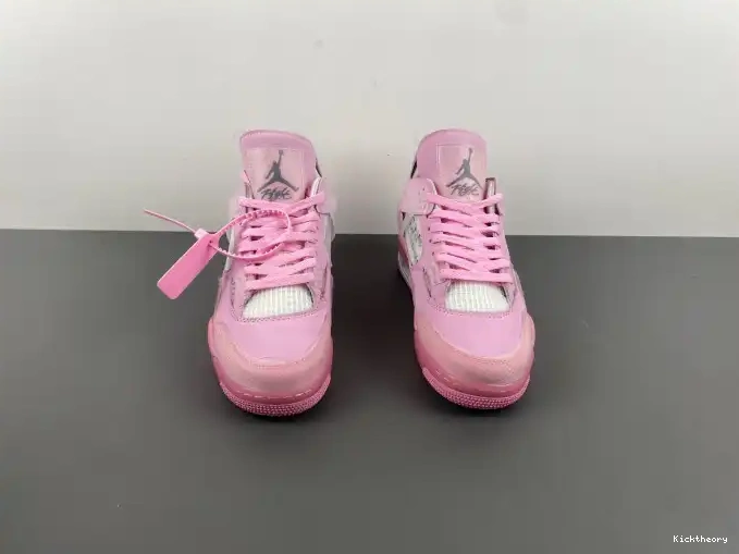 Kick Theory PINK X OFF-WHITE 4 JORDAN 0509
